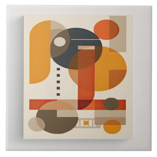 Meetkundig meesterschap midden eeuw nr. 7 tegeltje (Voorkant)