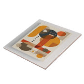 Meetkundig meesterschap midden eeuw nr. 7 tegeltje (Zijkant)