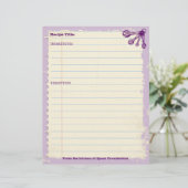 Meetlepels bakkerij op maat gesneden recept (Staand voorkant)