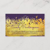 Meetlepels bakkerijkoeken visitekaartje (Achterkant)