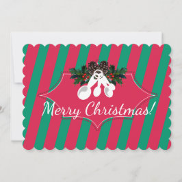 Meetlepels Kerstmis uit de keuken van Feestdagenkaart