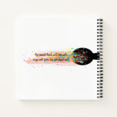 Meetlepels, recept-laptop voor persoonlijk kookboe notitieboek (Achterkant)