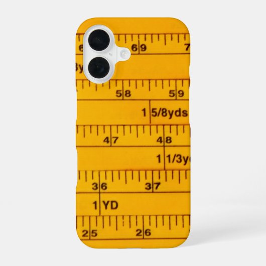 Meetlint - iPhone 16 hoesje (Achterkant)