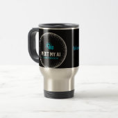 MeetMyAI - Thermal Tumbler voor AI-liefhebbers Reisbeker (Voorkant links)