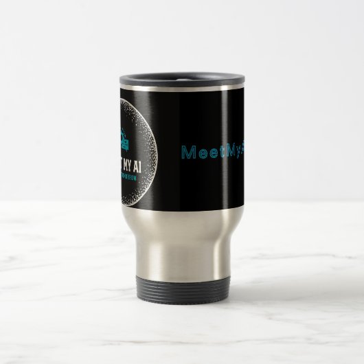 MeetMyAI - Thermal Tumbler voor AI-liefhebbers Reisbeker (Center)
