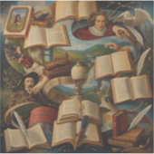 meets colourful artistic imagination sticker (Voorkant)