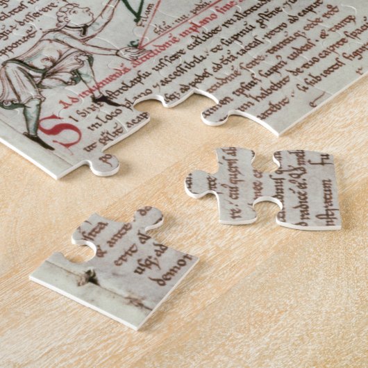 Meetschema's en tekstdiagrammen (vellum) legpuzzel (Zijkant)