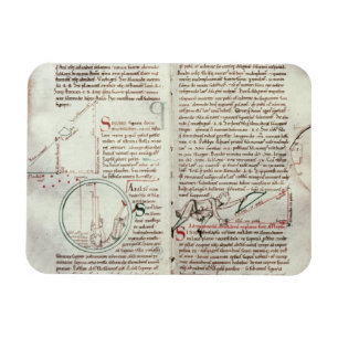 Meetschema's en tekstdiagrammen (vellum) magneet