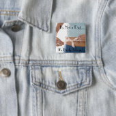 Meettape, geen dieet, maar B... Vierkante Button 5,1 Cm (In situ)