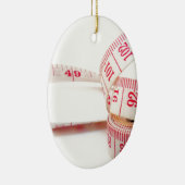 Meettape met gewichtsverlies keramisch ornament (Rechts)