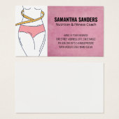 MeetWaistline | Gewichtsverlies Visitekaartje (Voorkant /achterkant)