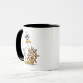 Meeuw Comic Schip Kapitein Mok (Voorkant links)