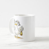 Meeuw Comic Vuurtoren Lantaarn Koffiemok (Voorkant links)