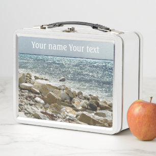 meeuw en zee branding