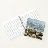 meeuw en zee branding notitieboek (Binnen)