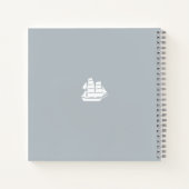 meeuw en zee branding notitieboek (Achterkant)