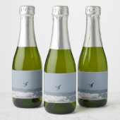 Meeuw Fleslabel Sparkling Wijnetiket (Flessen)