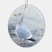 Meeuw Foto Ornament (Links)