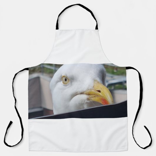 Meeuw Kijkend Schort (Voorkant)