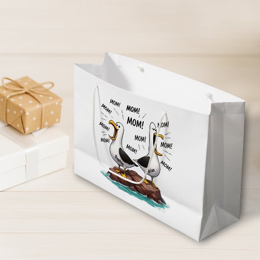 Meeuw Moeder Grappig Gepersonaliseerd Groot Cadeauzakje