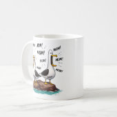 Meeuw Moeder Grappig Gepersonaliseerd Koffiemok (Voorkant links)