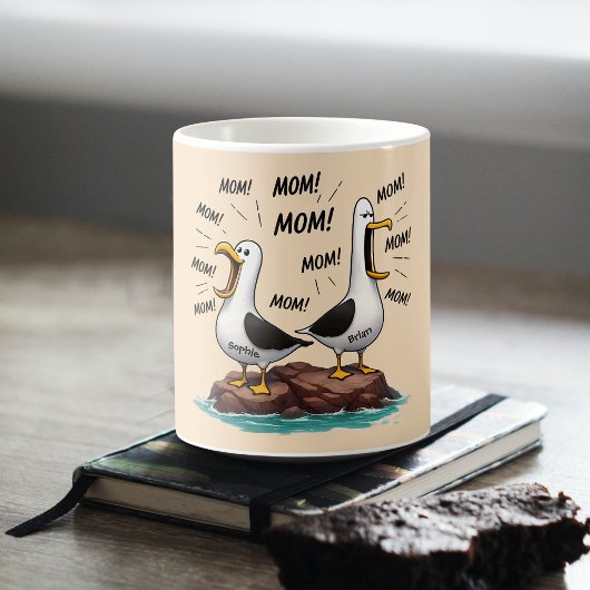 Meeuw Moeder Grappig Gepersonaliseerd Koffiemok