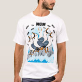 Meeuw Moeder – Grappig T-Shirt voor Moeders die va (Voorkant)