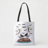 Meeuw Moeder Grappige Gepersonaliseerde Tote Bag (Voorkant)