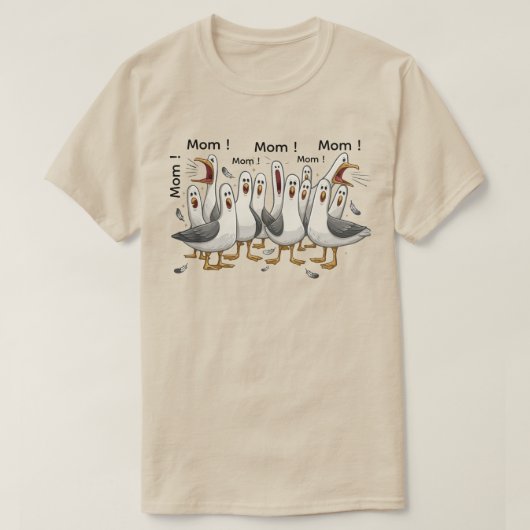Meeuw Moeder Moeder Moeder - Persoonlijk T-shirt - (Design voorkant)