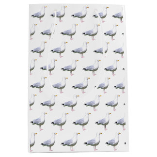 Meeuw StaandKustvogel Oceaan Natuur Witte Medium Cadeauzakje