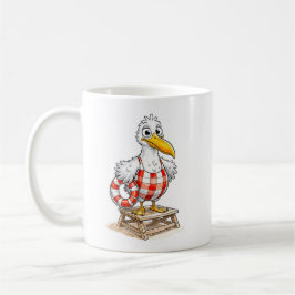 Meeuw Strip Redder Vogel Koffiemok