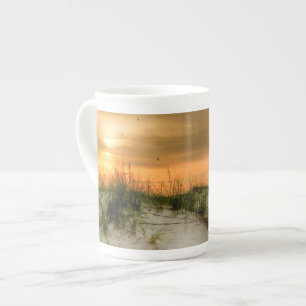 Meeuwen bij zonsopgang porselein kop