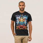 MEEUWEN EN KRABBEN T-SHIRT (Voorkant volledig)