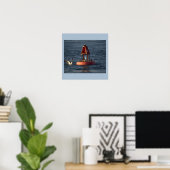 Meeuwen met Boei Poster (Thuiskantoor)