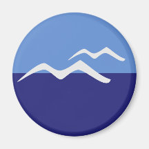 Meeuwen / Standaard, 5,7 cm ronde magneet