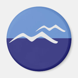 Meeuwen / Standaard, 5,7 cm ronde magneet