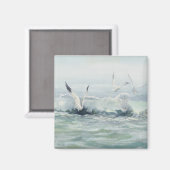 MEEUWEN & SURF door SHARON SHARPE Magneet (Voorkant / Achterkant)