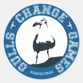 Meeuwen Verander Spelen 3" stickers (vel van 6)