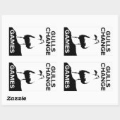 Meeuwen Verander Spellen stickers (vel van 4) (Vel)