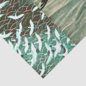 MEEUWEN VLIEGEN OVER DE GOLVEN TISSUEPAPIER (Detail)