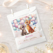 Meeuwende katten miauw-gical kinderen verjaardag bedankzakje (Geknipt)