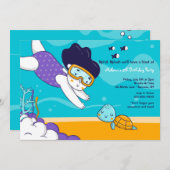 Meeuwisje snorkelt kaart (Voorkant / Achterkant)