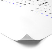 Meeuwkalender 2022 Poster - Maandag eerst (Hoek)