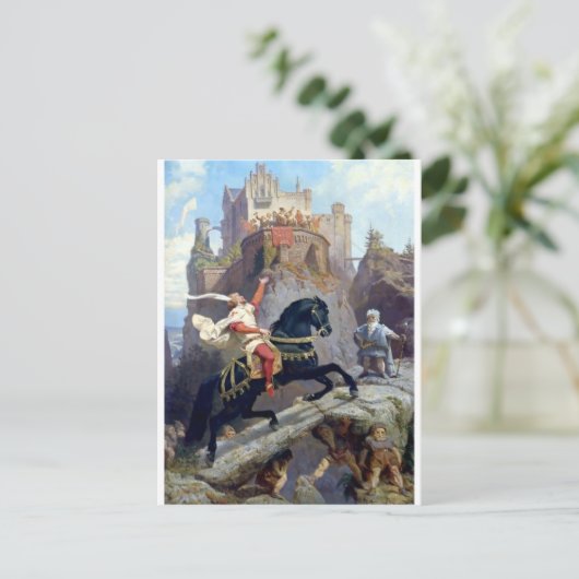 Meeval-prins-zeemannen kasteel briefkaart (Staand voorkant)