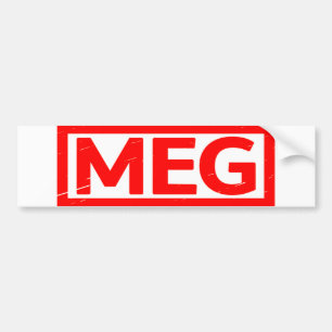 Meg Stamp Bumpersticker