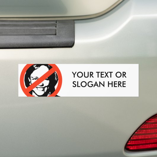 Meg Whitman Bumpersticker (Op auto)