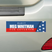 Meg Whitman voor gouverneur 2010 Bumpersticker (Op auto)