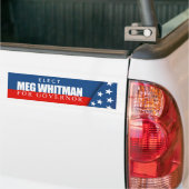 Meg Whitman voor gouverneur 2010 Bumpersticker (Op Truck)