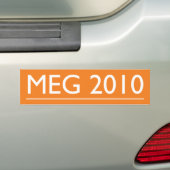 Meg Whitman voor gouverneur Bumpersticker (Op auto)