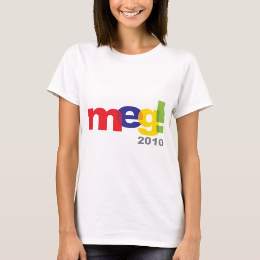 Meg Whitman voor gouverneur T-shirt (Voorkant)